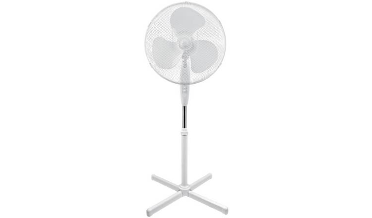 Buy Simple Value White Oscillating Pedestal Fan 16 Inch Fans