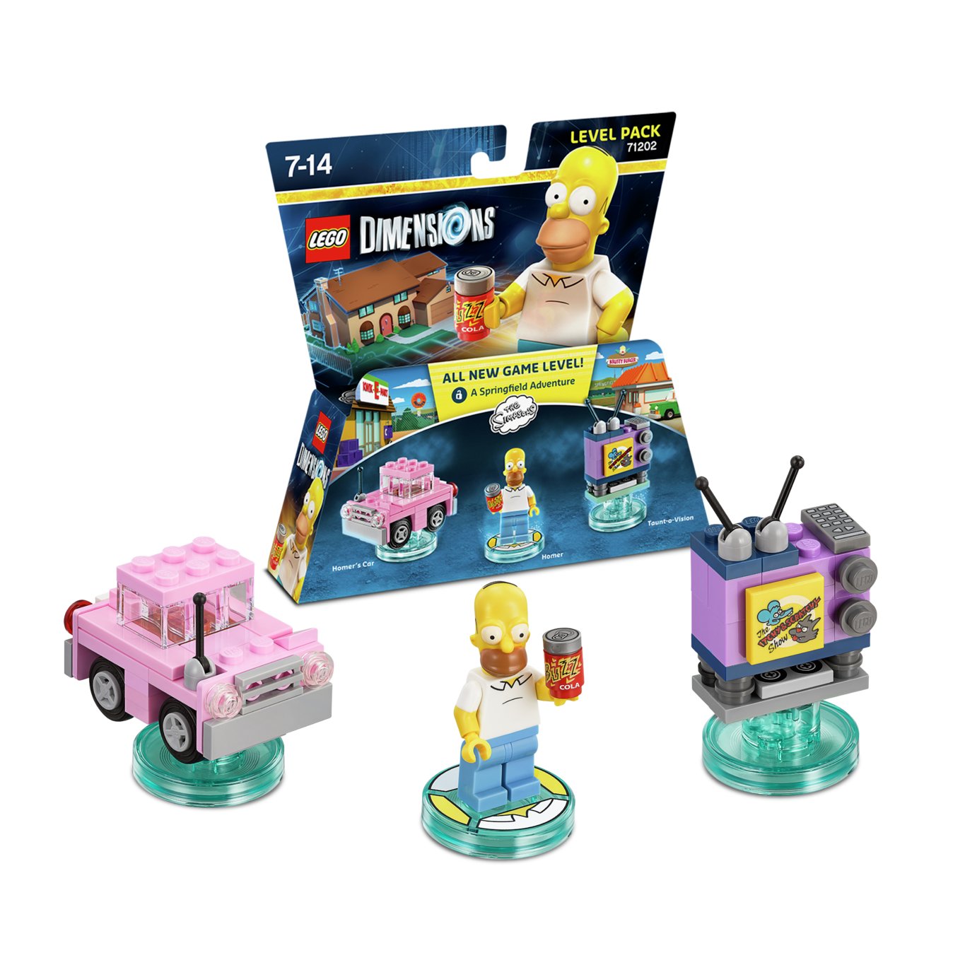 LEGO Dimensions Homer Simpson Level Pack