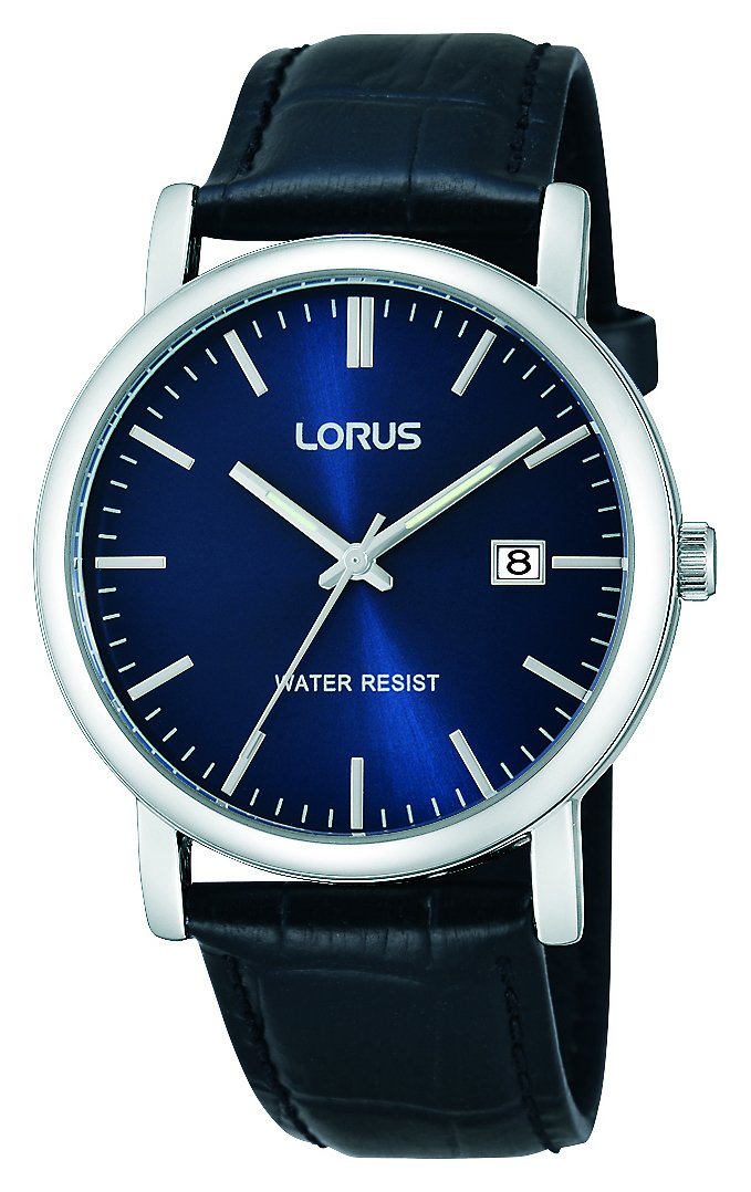 lorus blue dial watch