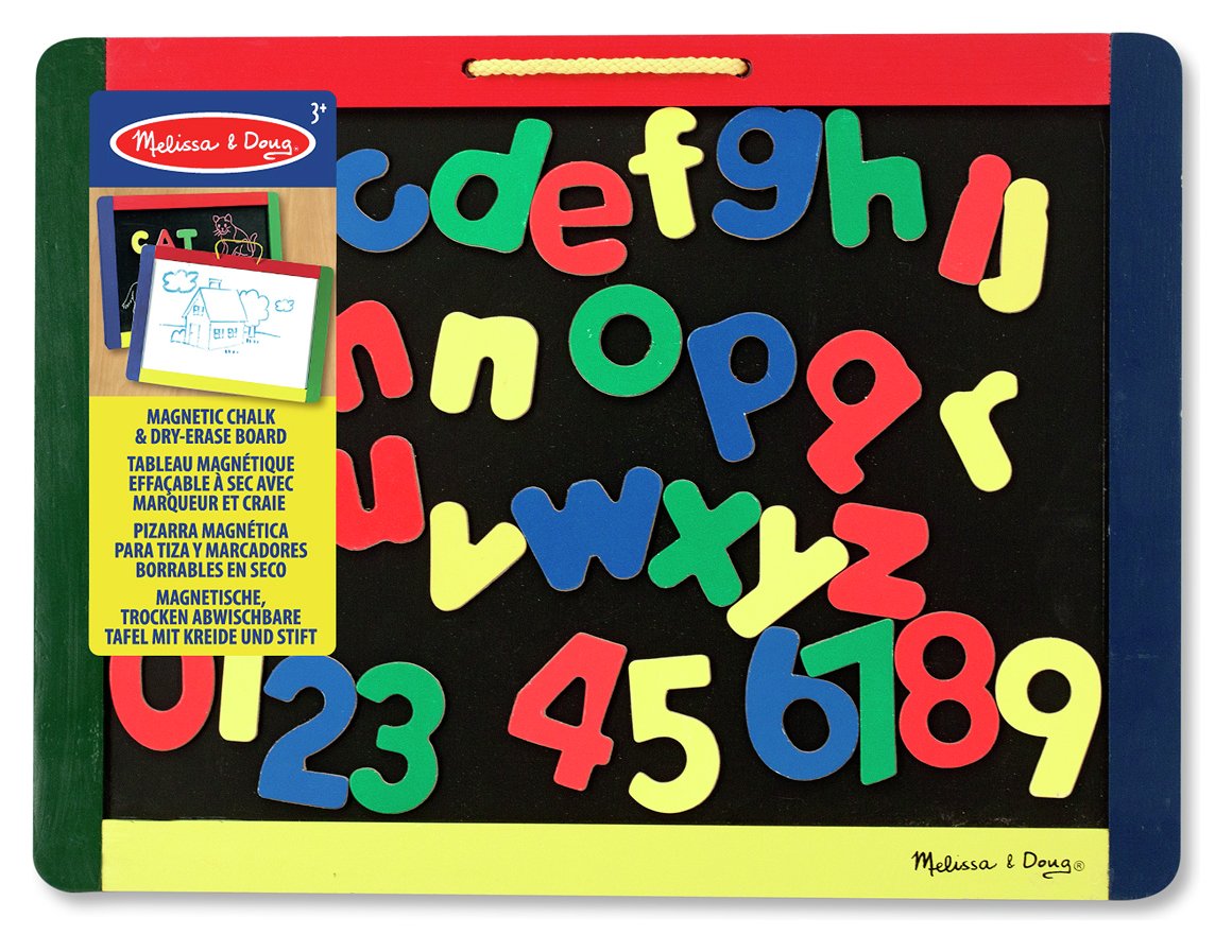 Melissa & Doug Magnetic Chalkboard Dry Erase Board