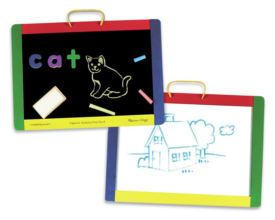 Melissa & Doug Magnetic Chalkboard Dry Erase Board Review