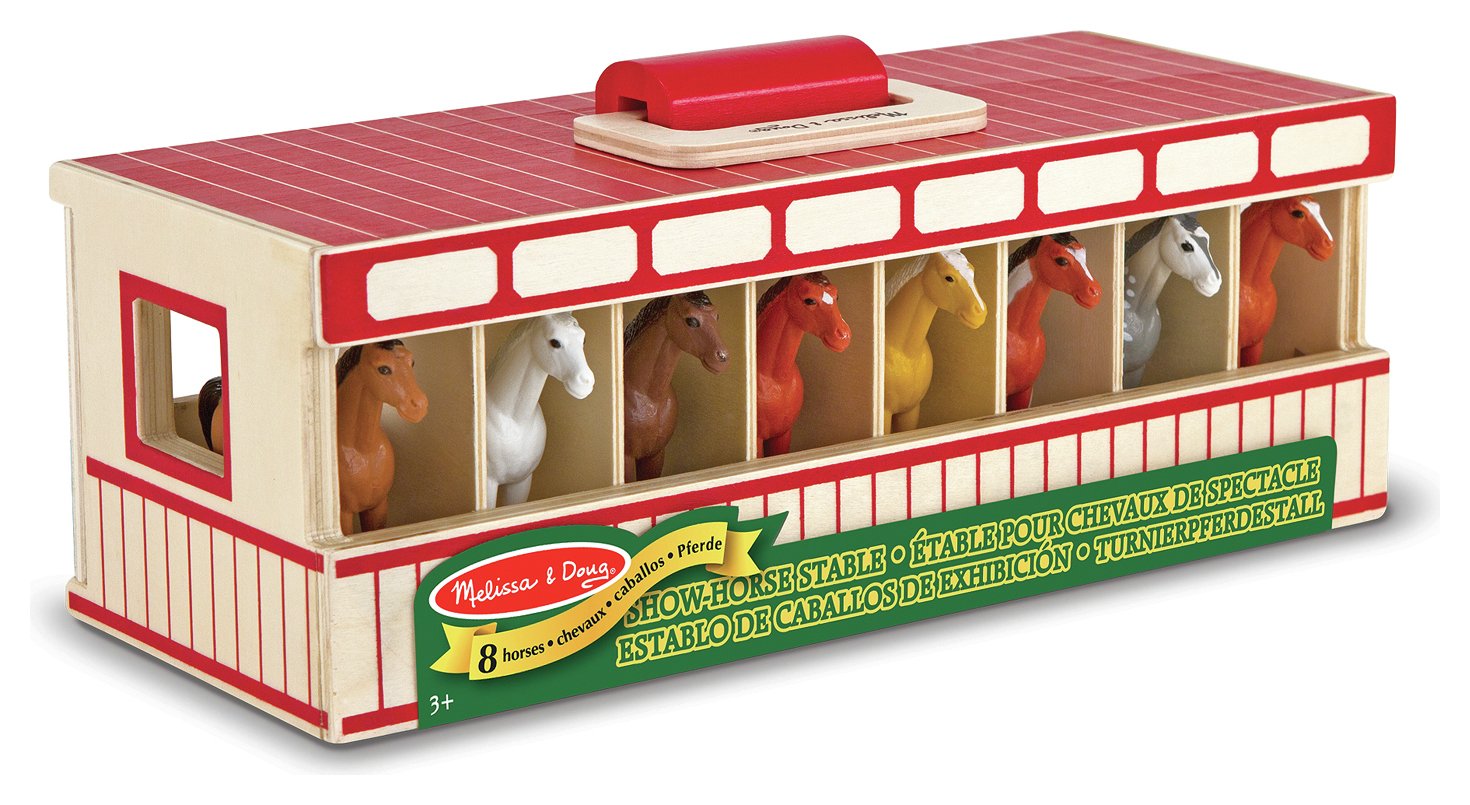 melissa and doug horse trailer