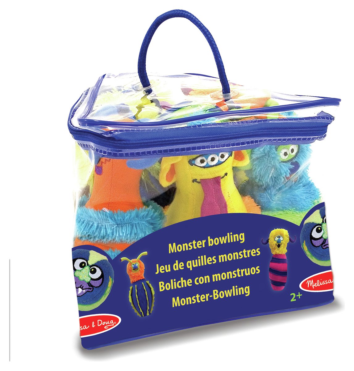 melissa and doug plush bowling set