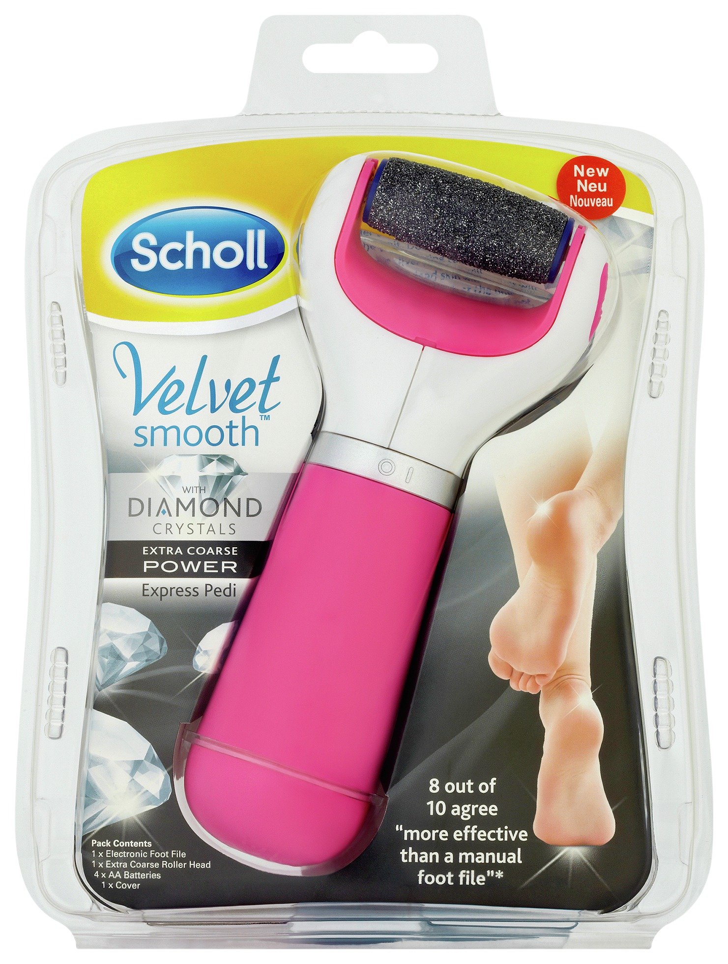 Scholl Velvet Smooth Extra Coarse Electronic Foot File