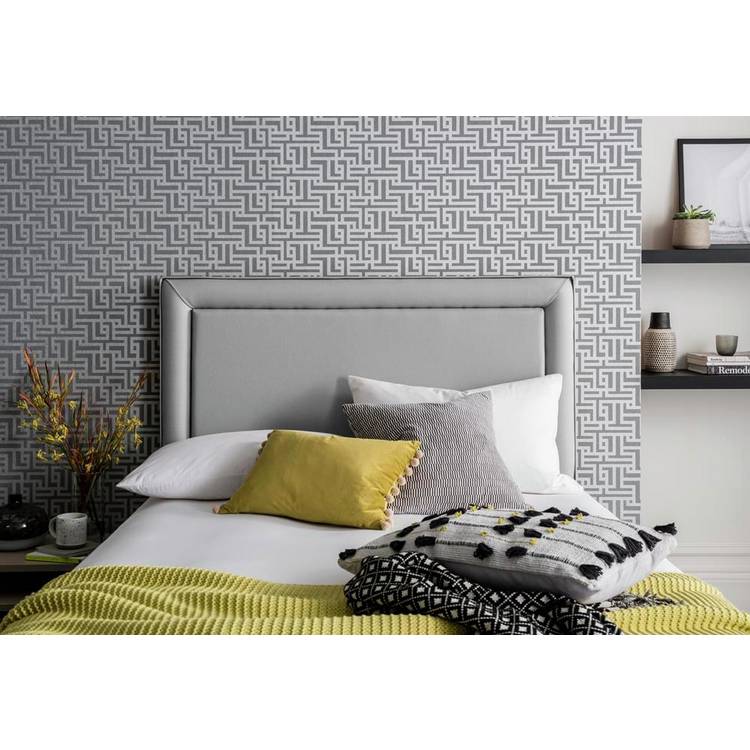 Silentnight Toulouse Kingsize Headboard - Grey 0