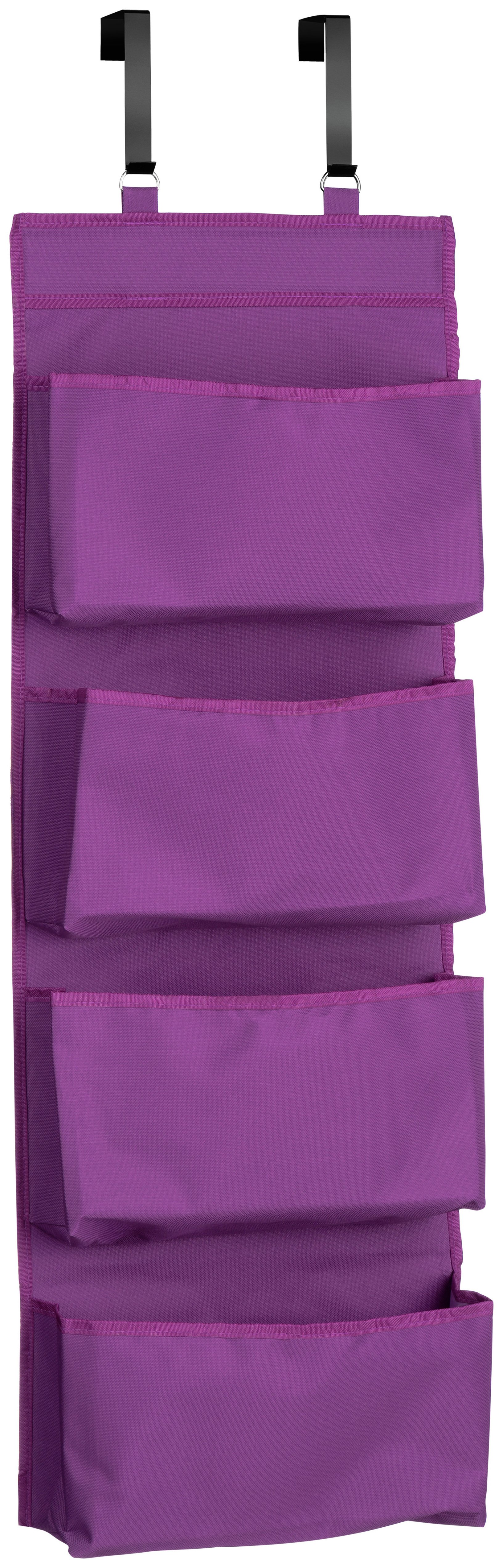 Premier Housewares 4 Tier Purple Overdoor Organiser. at Argos