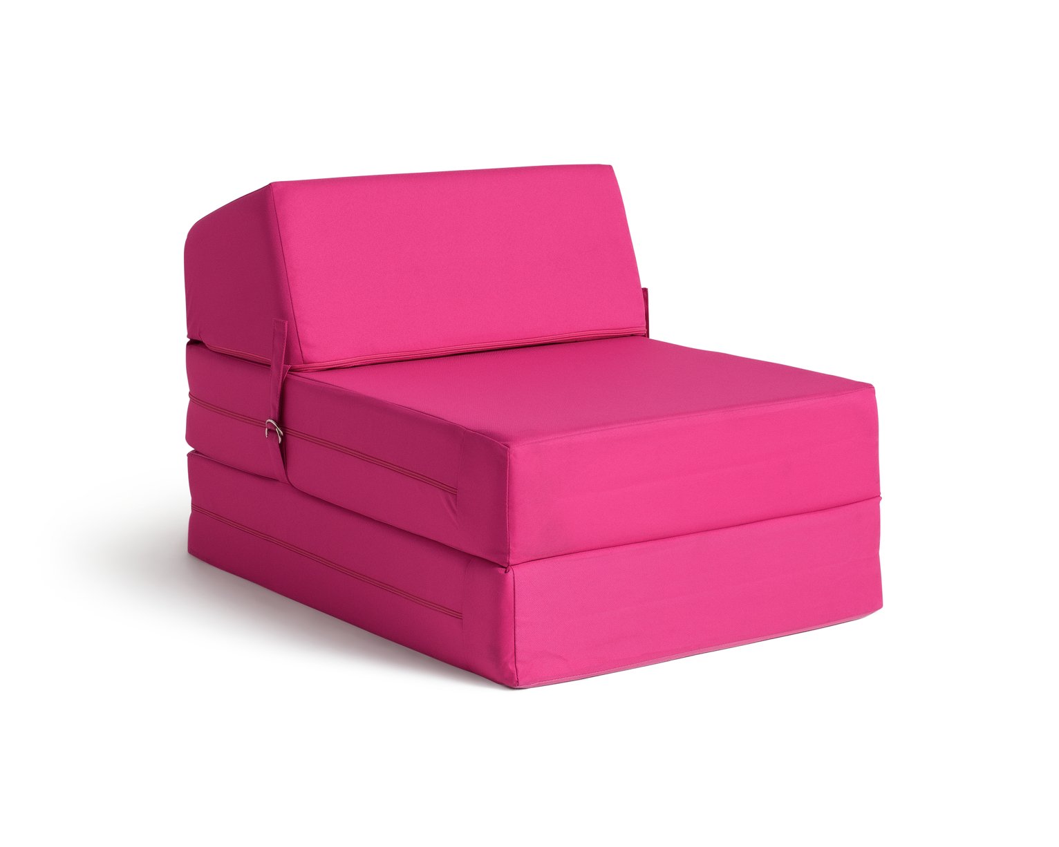 Argos Home Single Cotton Chair Bed - Funky Fuchsia (4271000) | Argos