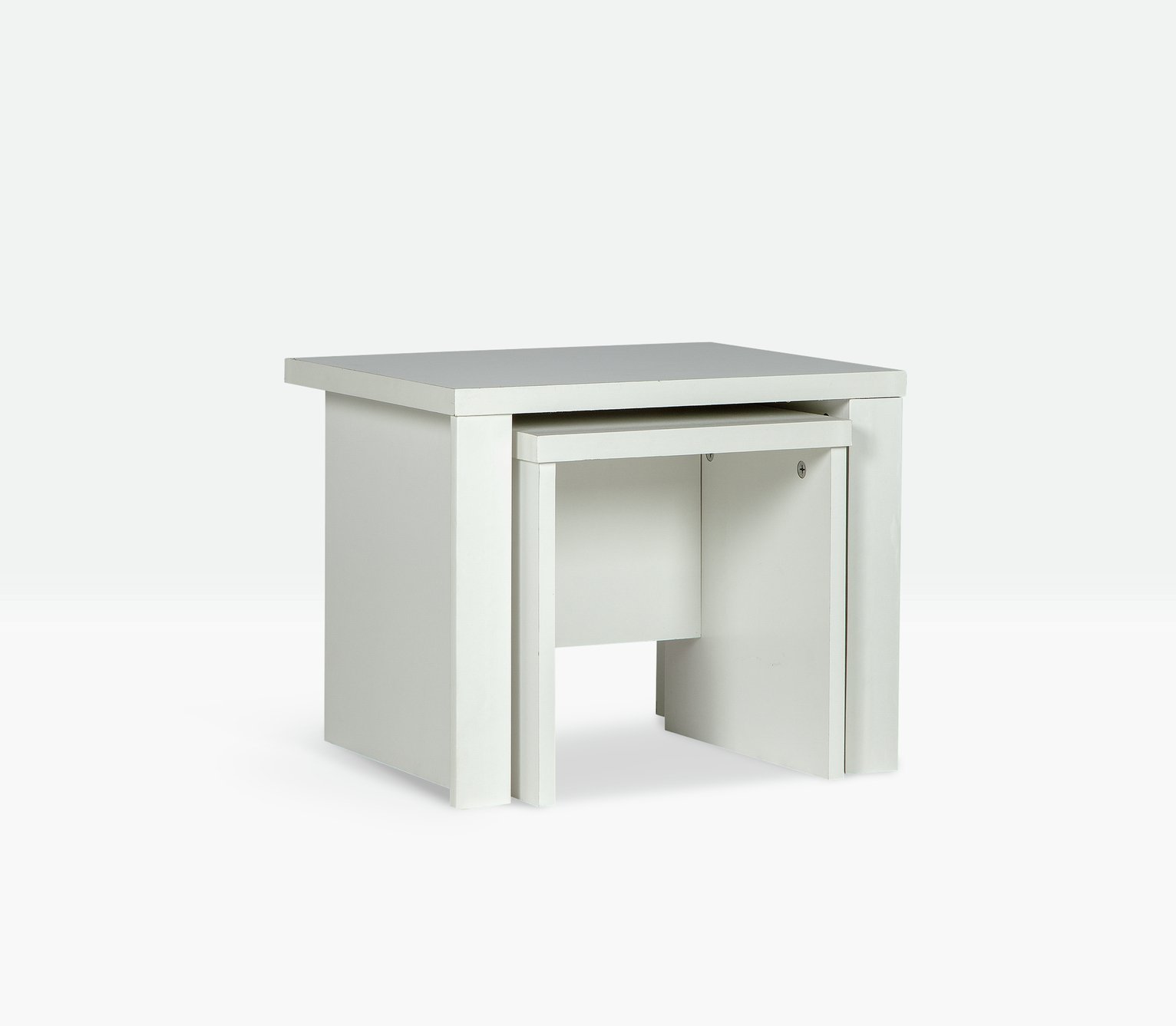 Argos Home Bailey Nest of 2 Tables - White