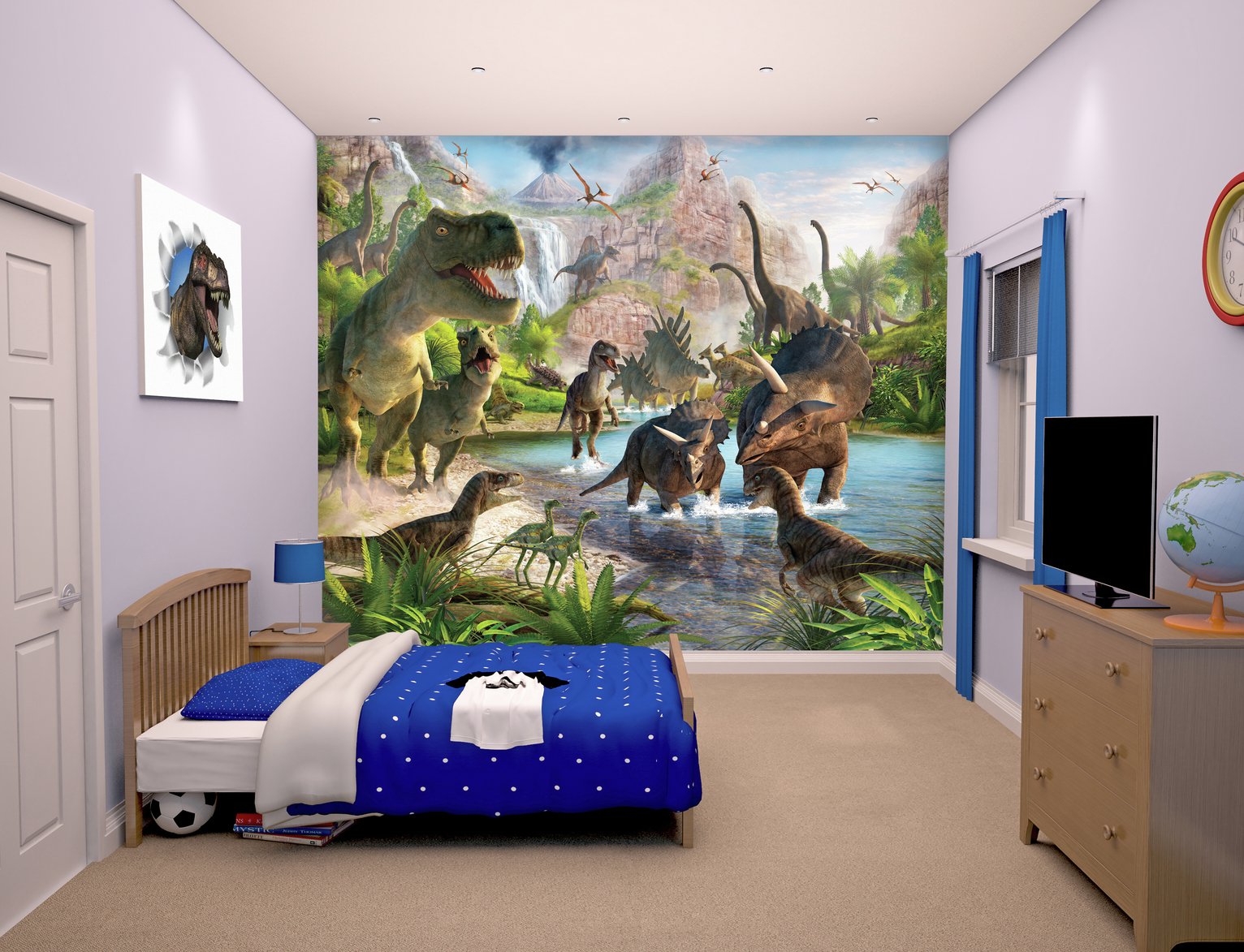 Walltastic Dinosaur Land Wall Mural