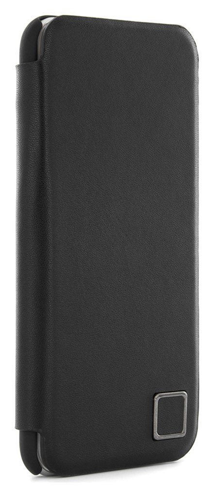 Leather iPhone SE (2020) & iPhone 6/7/8 Folio Case - Black