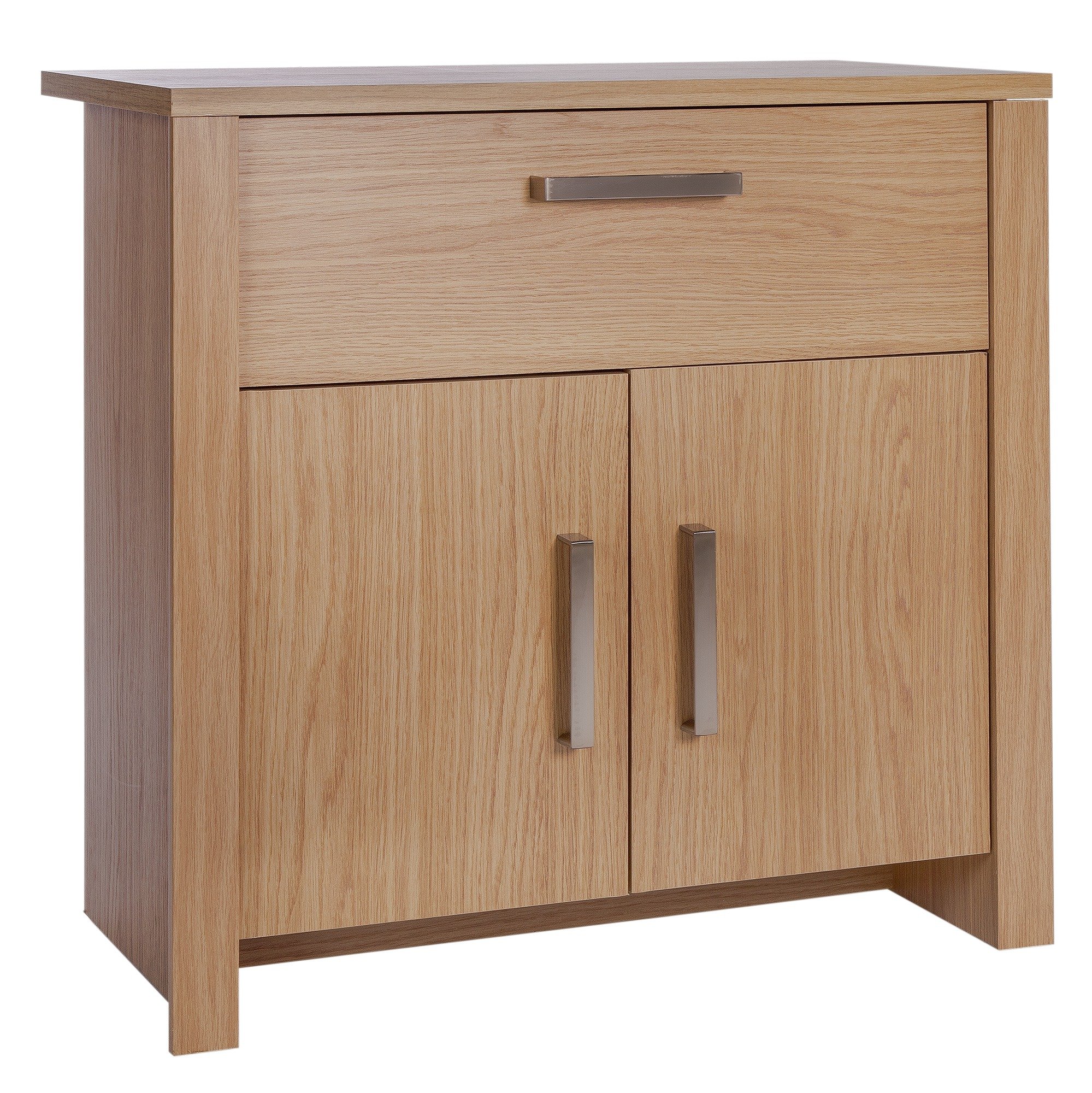 Argos Home Bailey 2 Door 1 Drawer Small Sideboard - Oak Eff