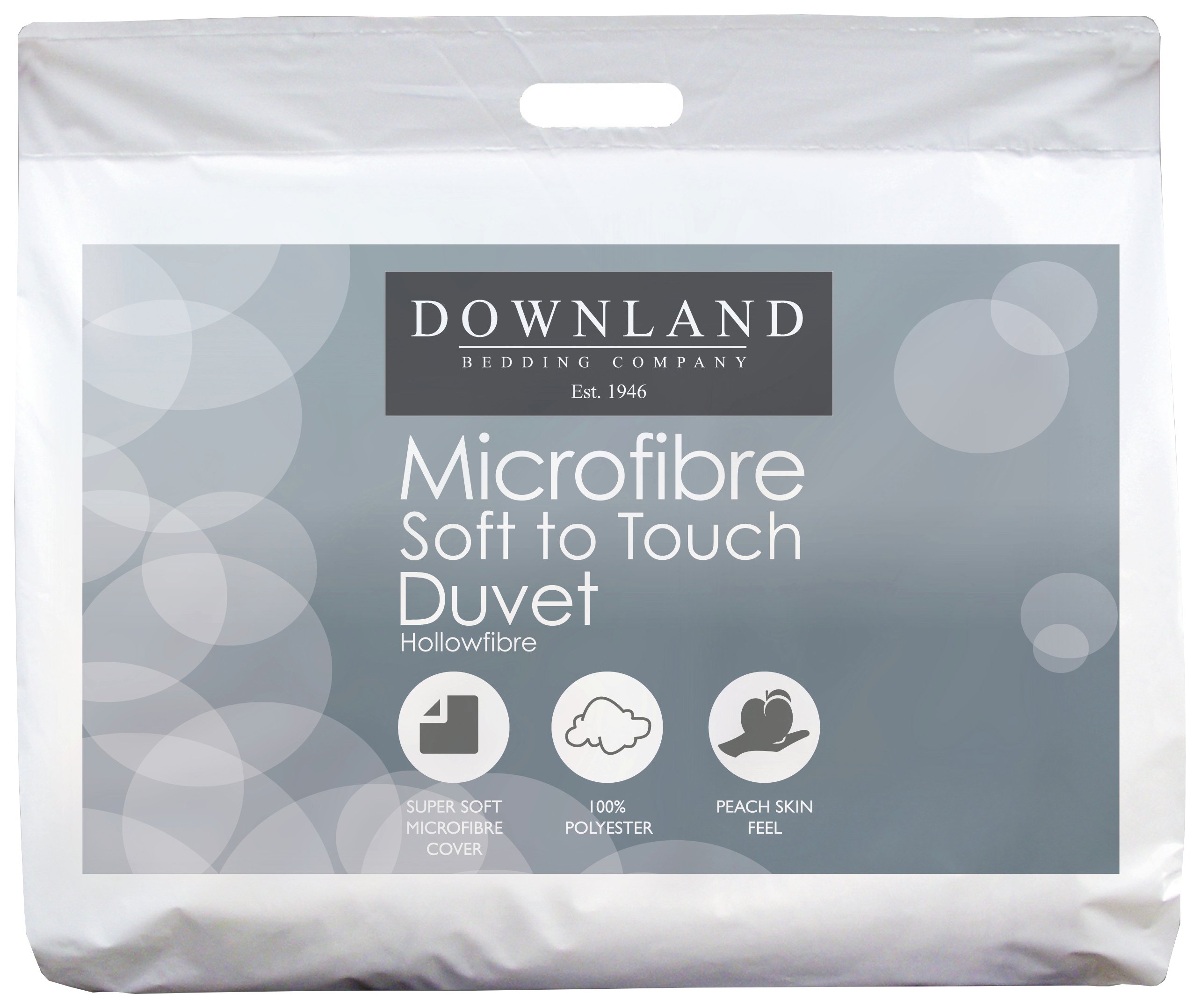 Downland Microfibre Anti-allergy 1 Tog Duvet - Kingsize