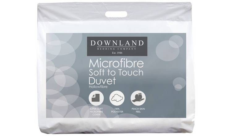 Buy Downland Microfibre Anti Allergy 1 Tog Duvet Kingsize