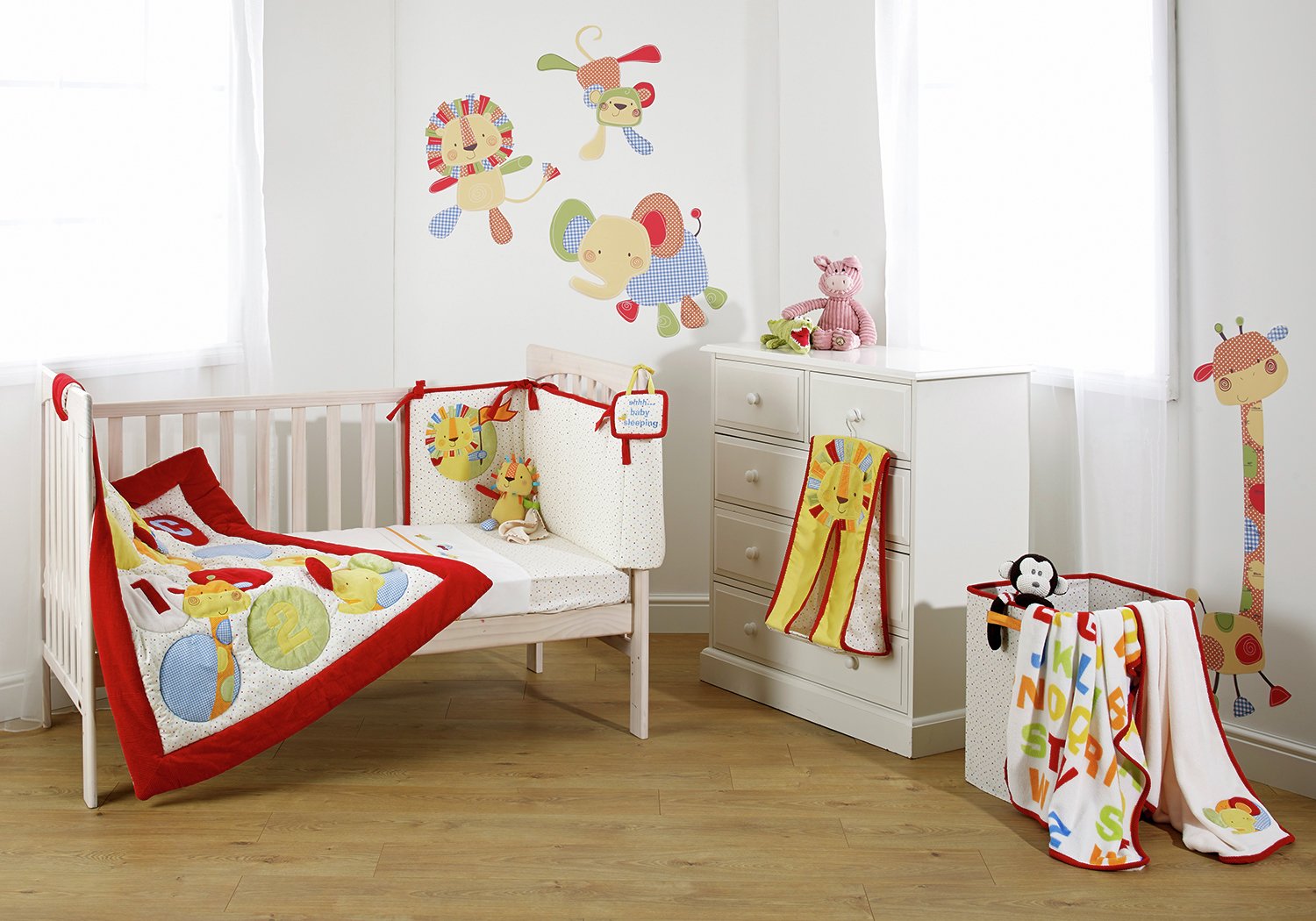 Suncrest Jolly Jamboree Cot Bed Nursery Bedding Set