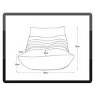 Buy Argos Home Fabric Lounger Chair - Charcoal | Armchairs and chairs