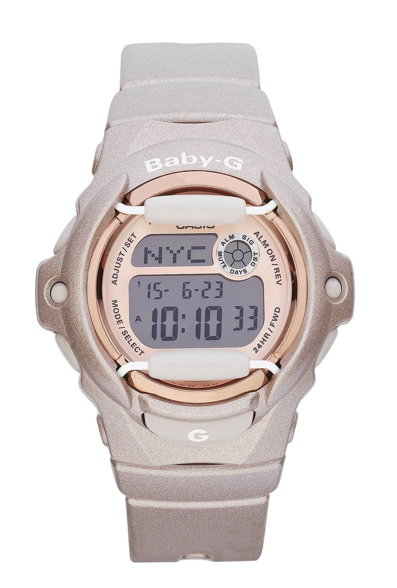 Casio Baby-G Mocha Coloured Resin Strap Watch