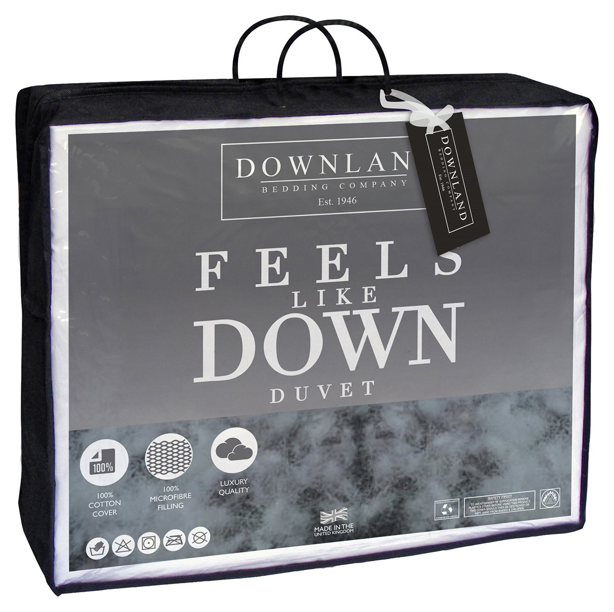 Downland Feels Like Down Anti-Allergy 10.5 Tog Duvet - King