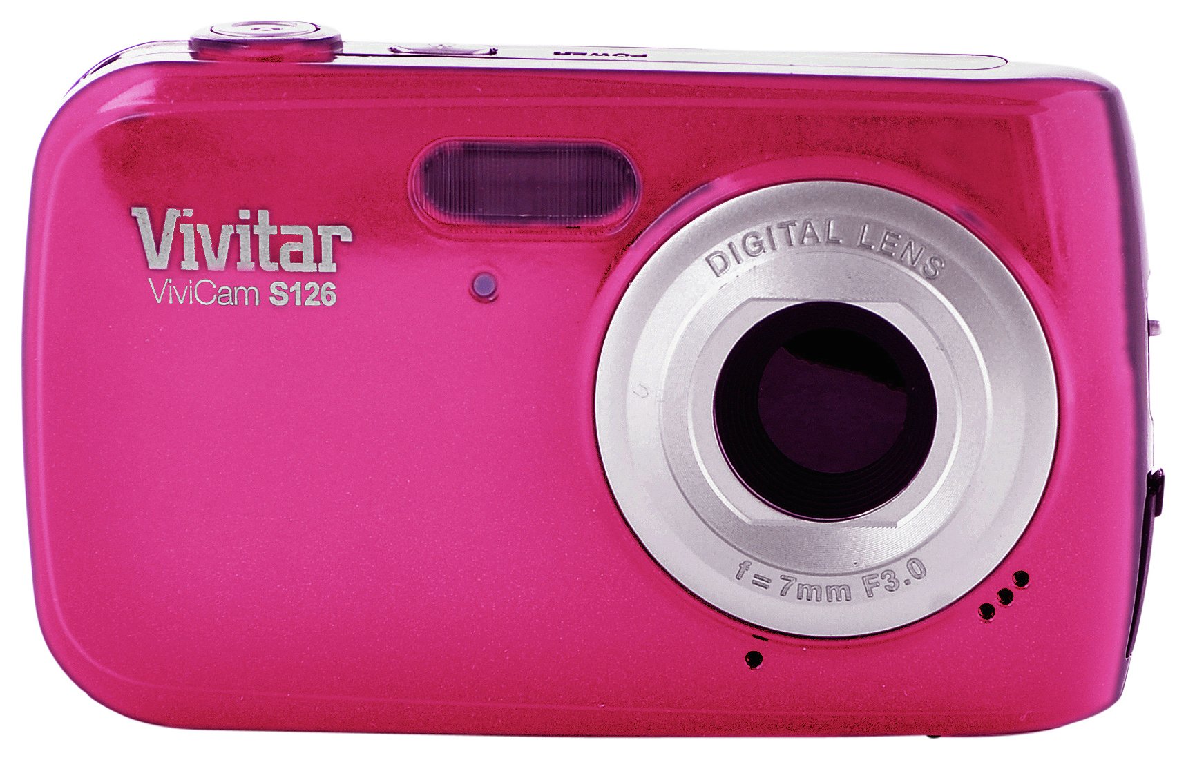 Vivitar S126 16MP 4x Zoom Compact Digital Camera - Pink