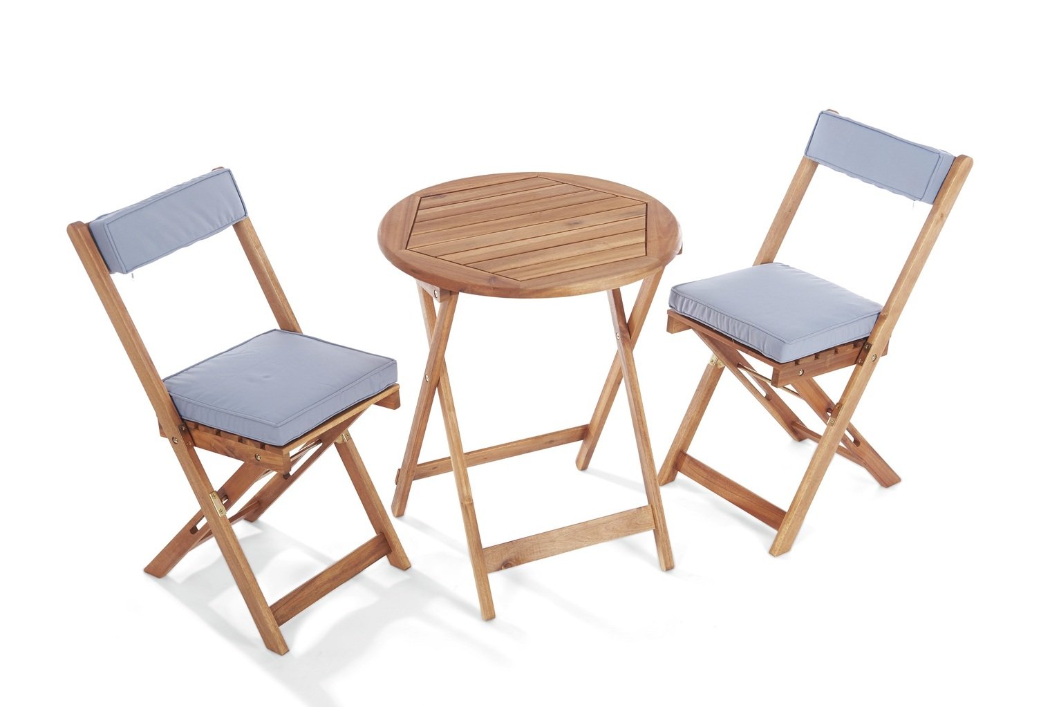 Greenhurst Hardwood Bistro Set with Natural Cushions Review