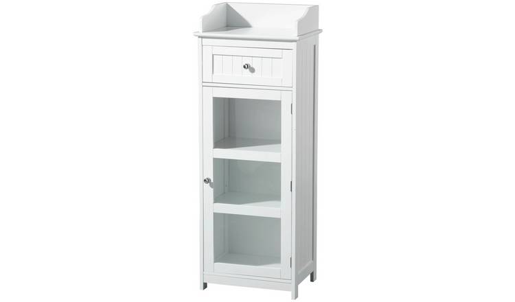 Buy Premier Housewares Portland White Freestanding Cabinet