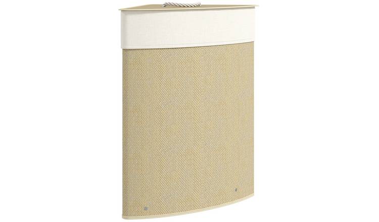 HOMCOM Bamboo Laundry Basket with Lid - Natural Wood