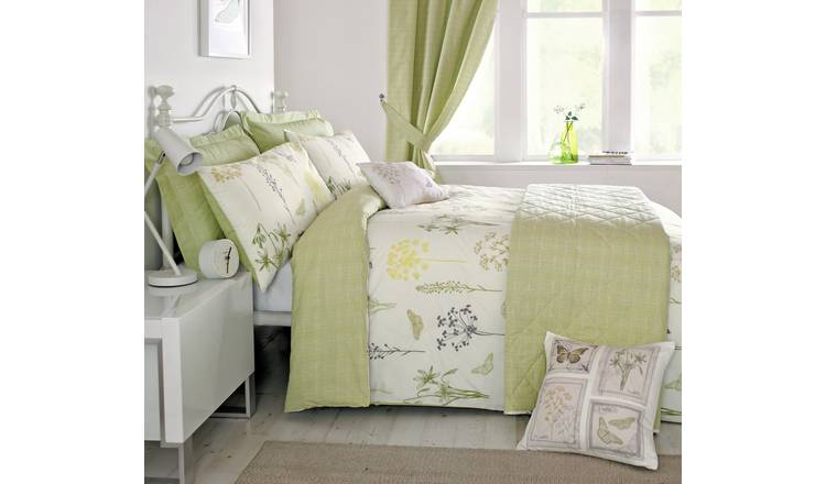 Buy Dreams N Drapes Botanique Green Duvet Cover Kingsize