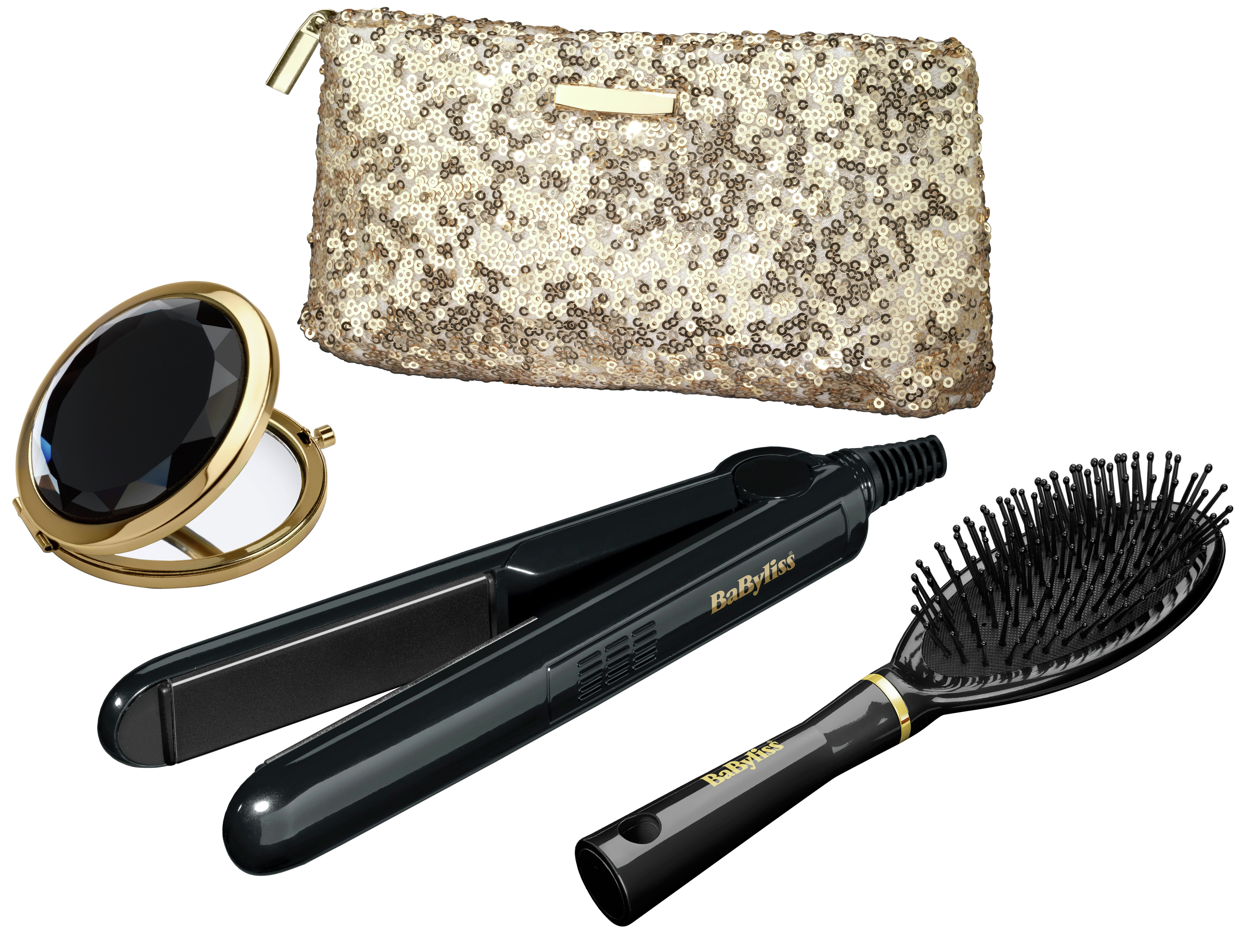 BaByliss 2858GU Sheer Glamour Hair Straightener Set