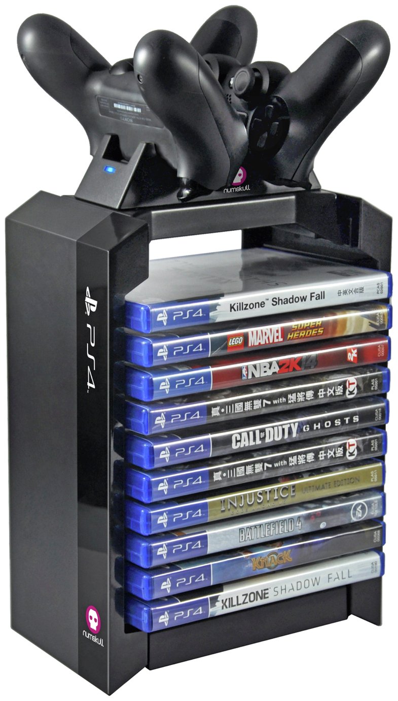 ps4 charging station and games tower