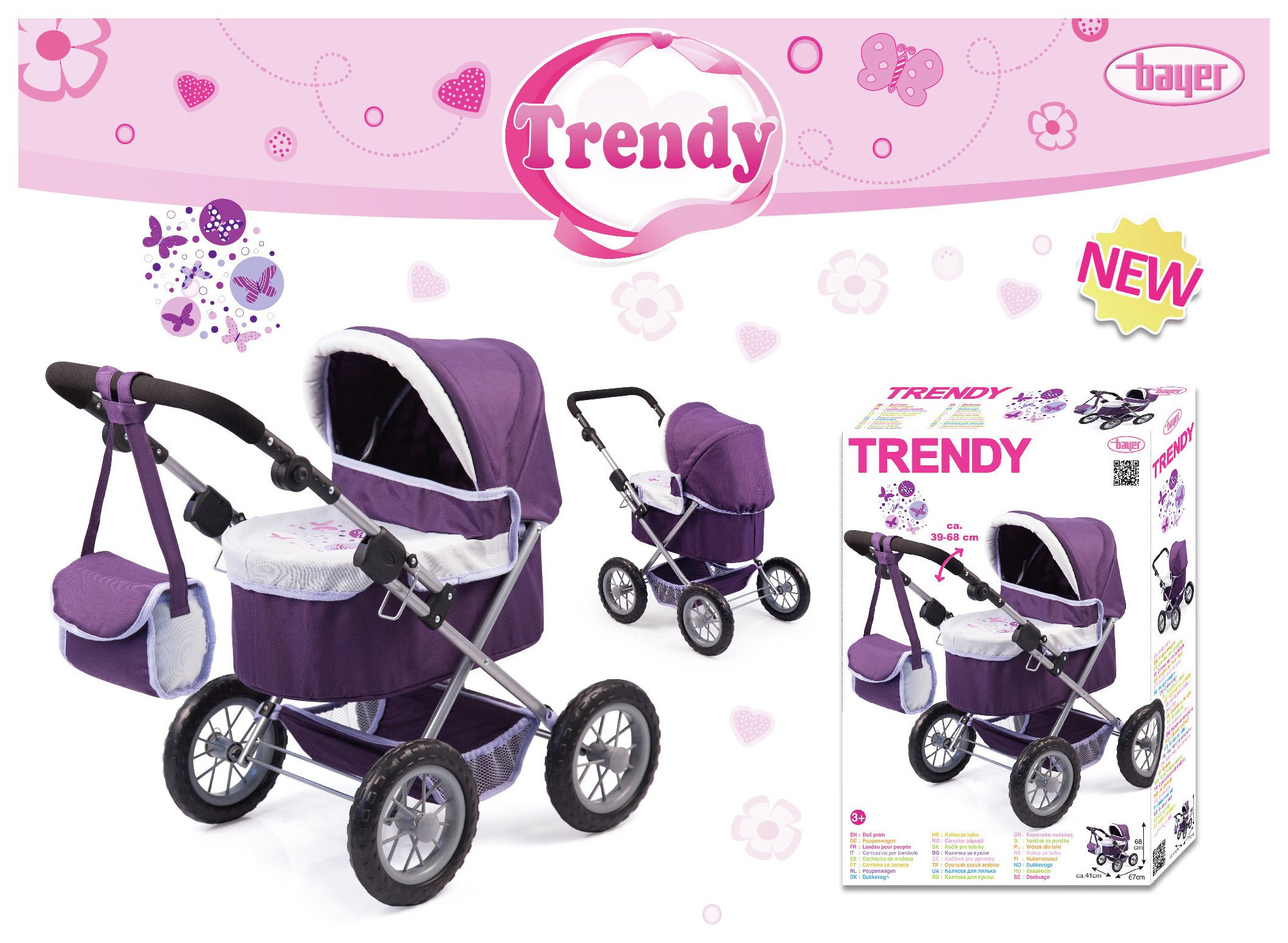 Bayer Dolls Trendy Piccolina Pram Reviews