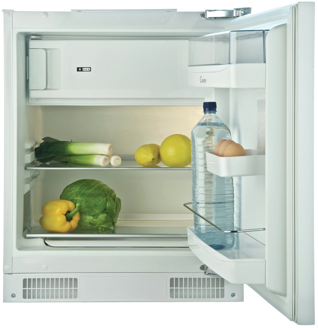 Candy CRU164NEK Integrated Fridge with Ice Box - White