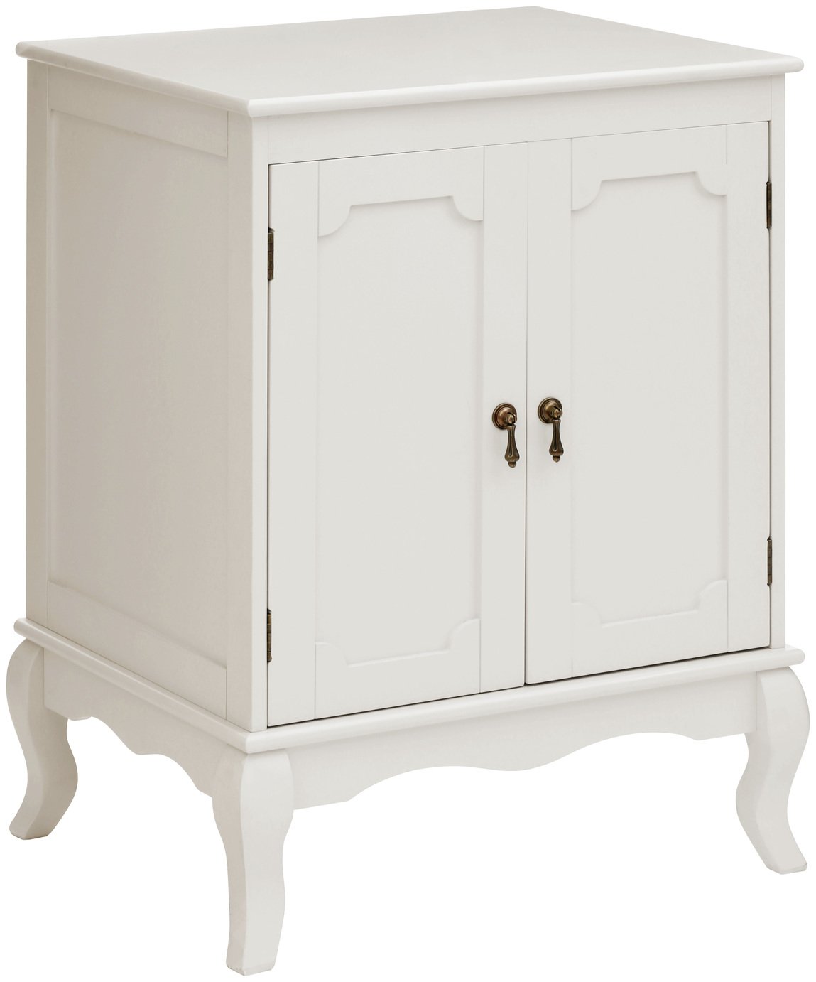 Premier Housewares Marcella Ivory Double Door Cabinet.