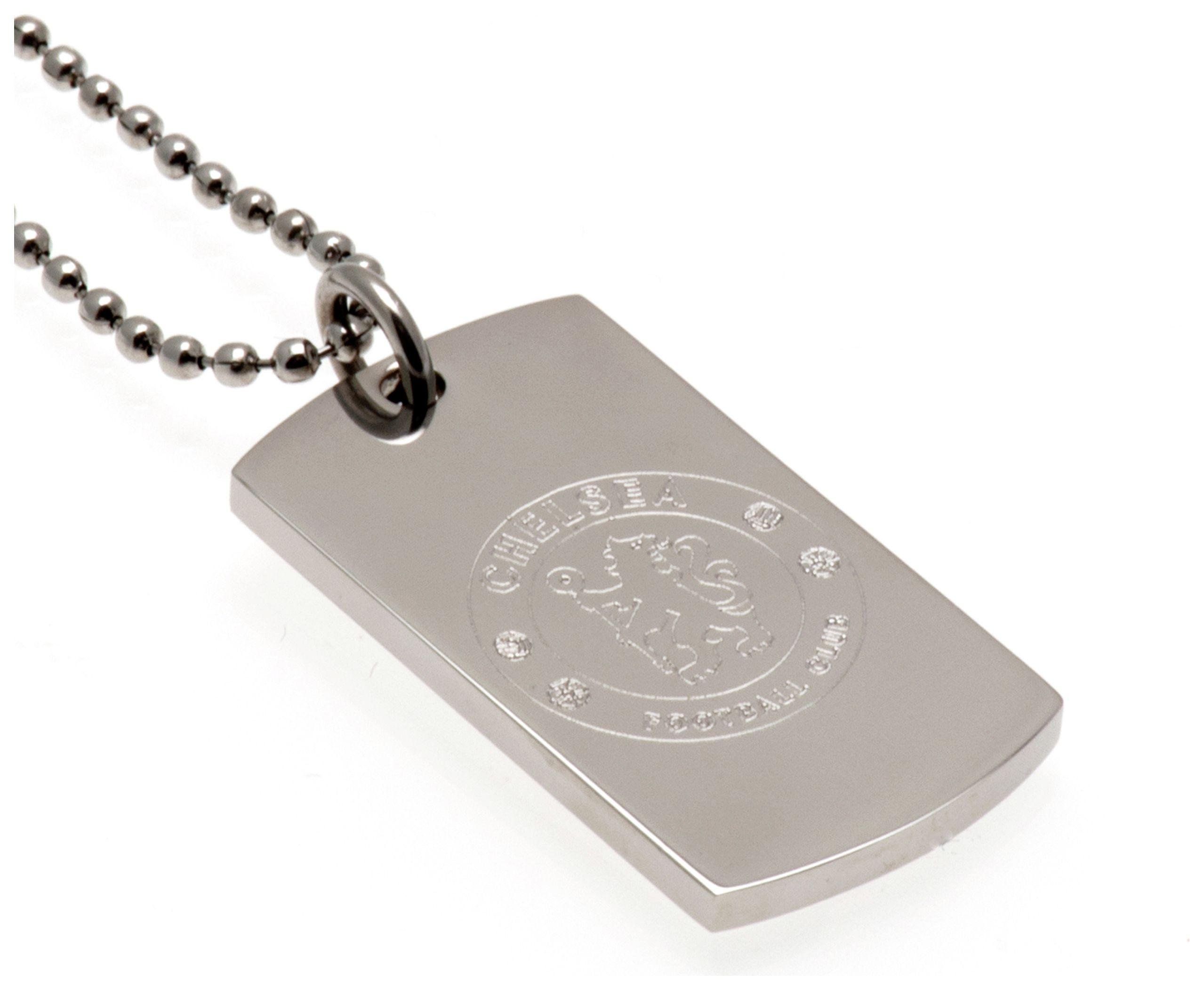 Stainless Steel Chelsea Dogtag and Chain.