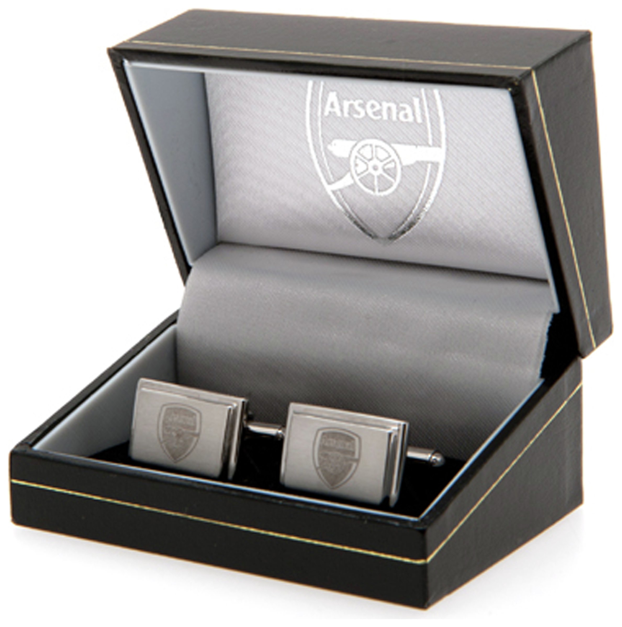 Stainless Steel Arsenal Crest Cufflinks. Review