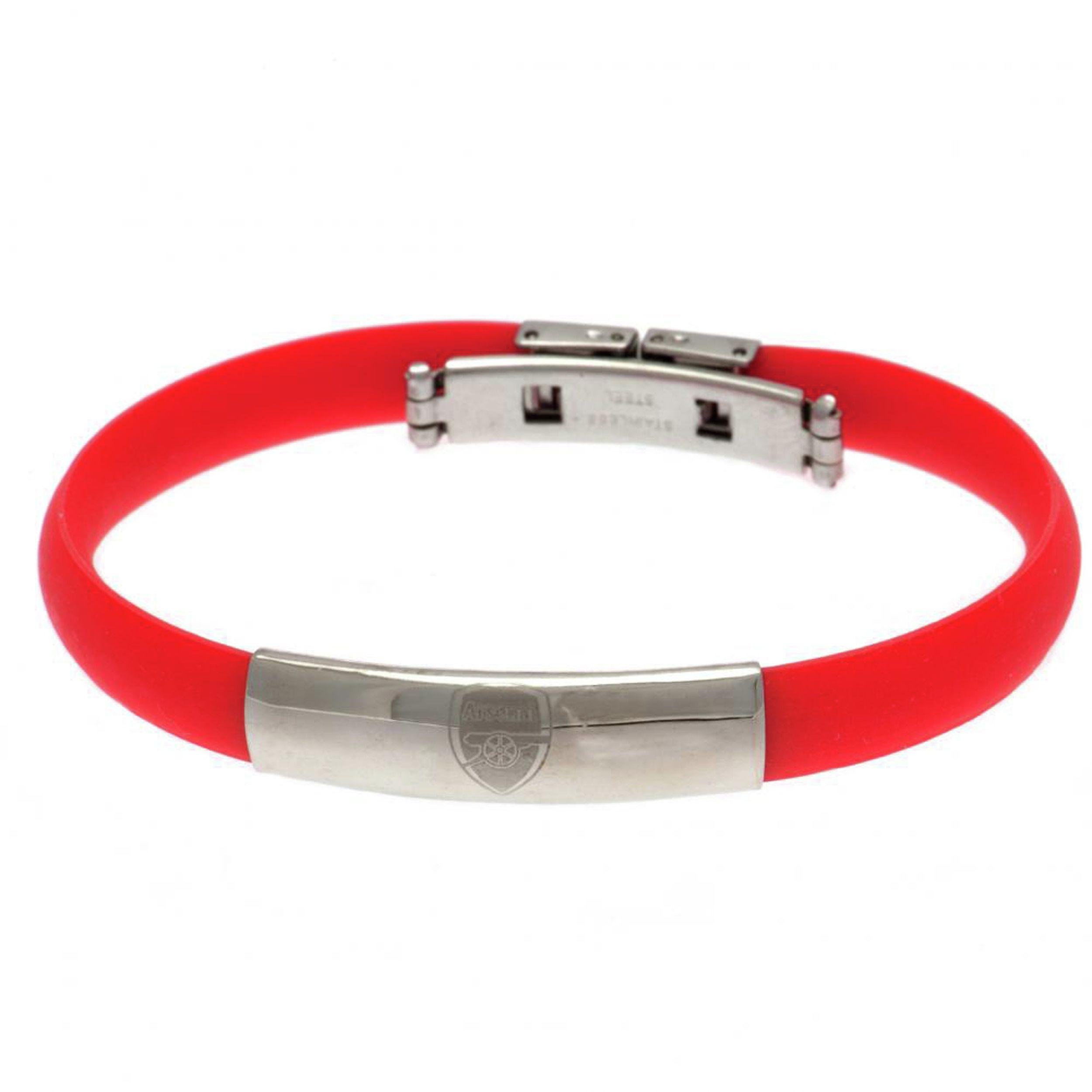 Stainless Steel and Rubber Arsenal Bracelet