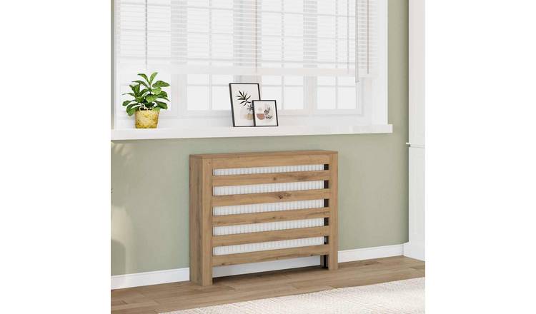 Walplus Engineered Wood Radiator Cover - Artisian Oak - 104 x 20 x 82 cm
