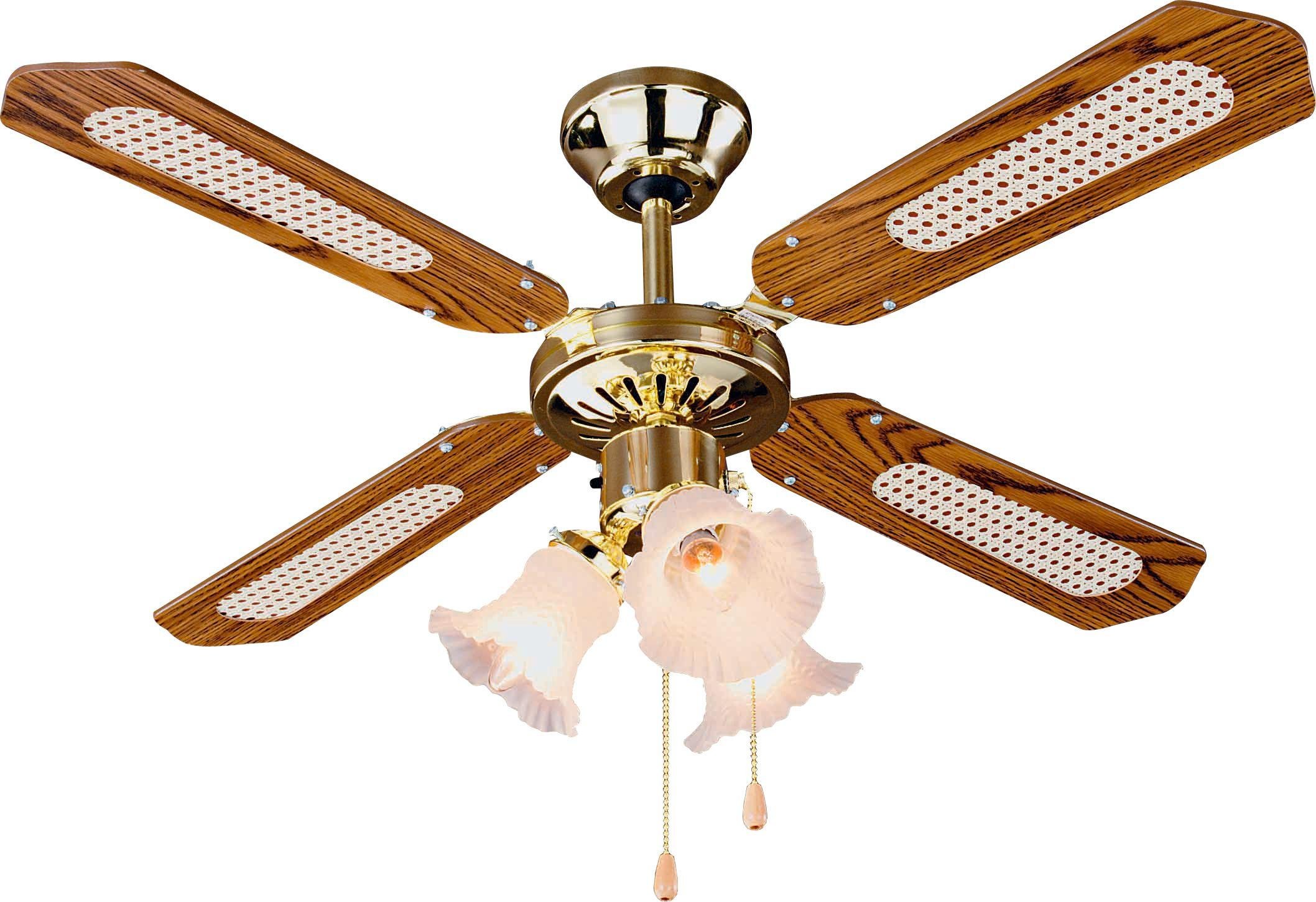 Argos Home Decorative 3 Light Ceiling Fan Brass (4306528) Argos Price Tracker pricehistory