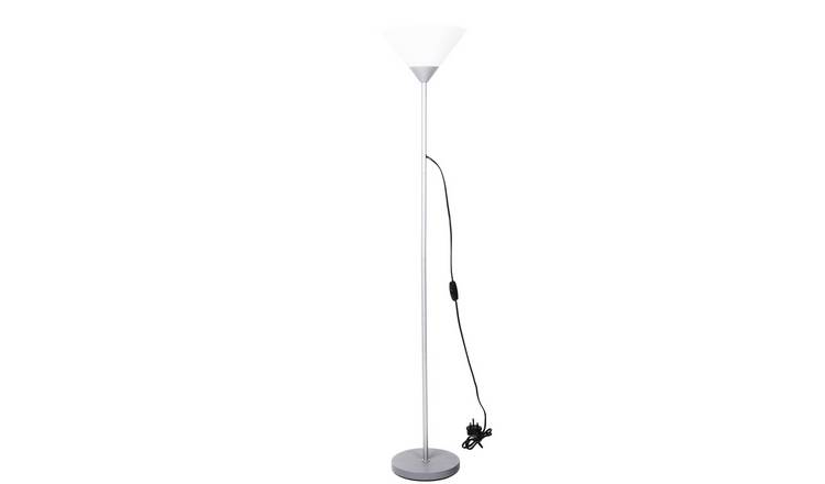 Buy Argos Home Uplighter Floor Lamp Silver Floor Lamps Argos