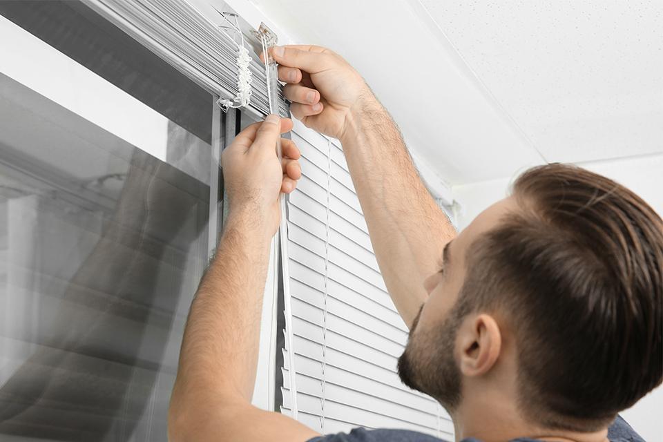 How do I fit window blinds?