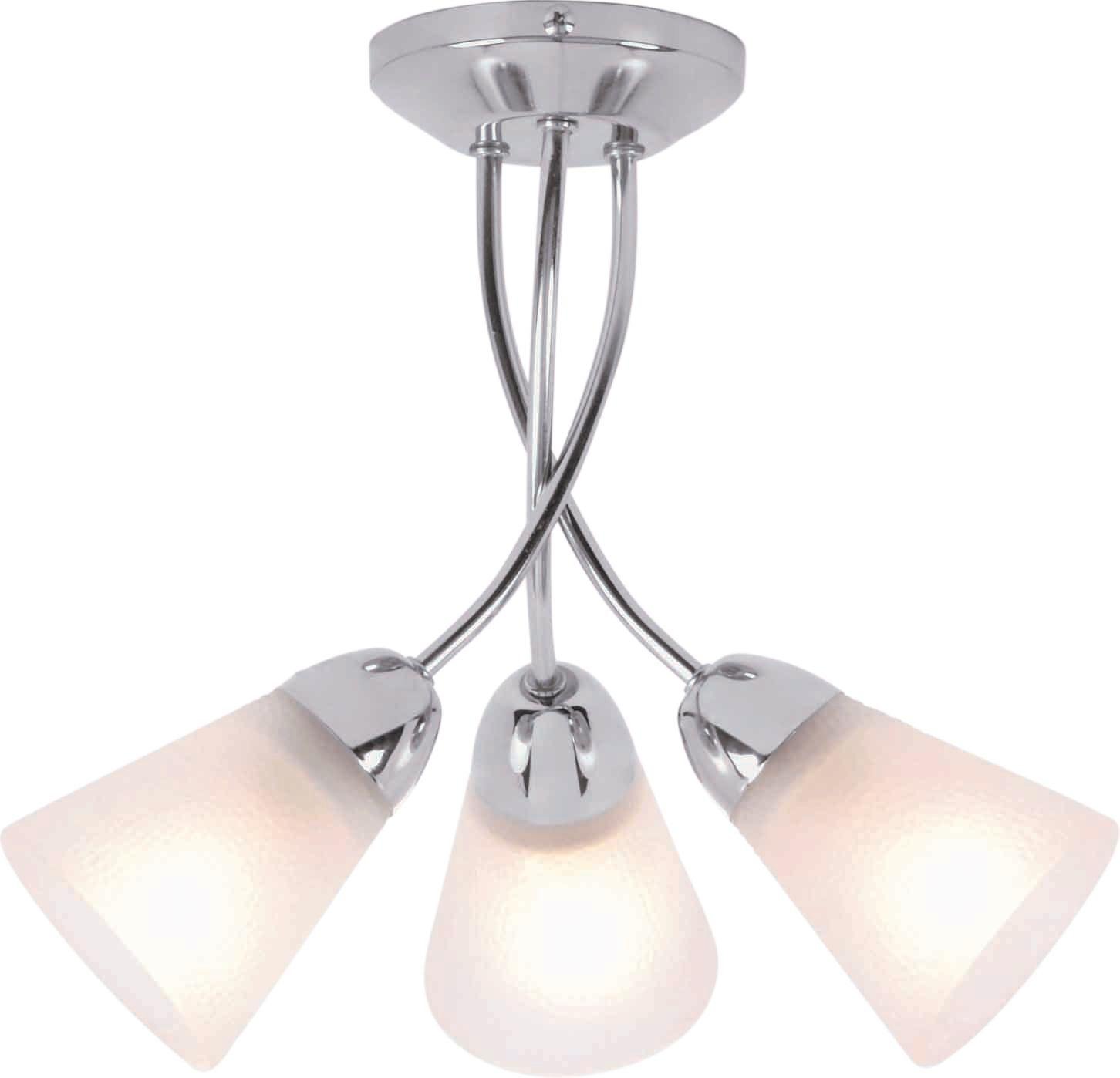 Argos Home Ailisi 3 Light Ceiling Fitting - Chrome