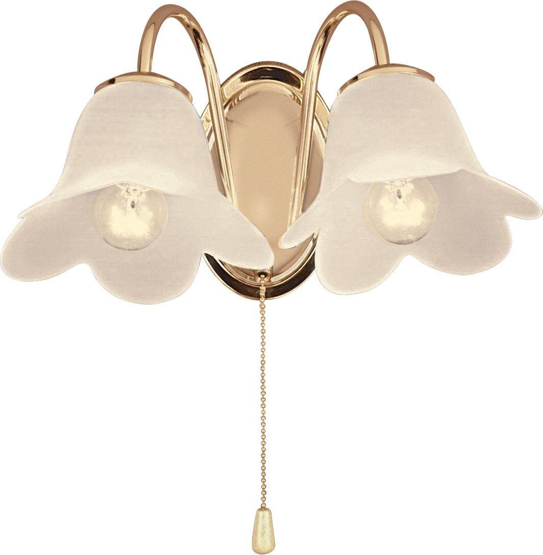 Argos Home Carolina Twin Wall Light - Polished Brass