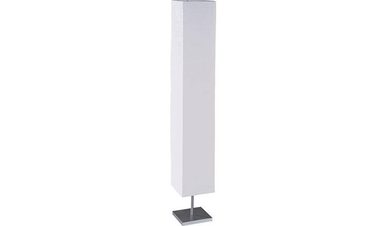 Buy Argos Home Square Paper Shade Floor Lamp Silver Floor