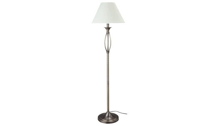 Argos Home Milan Floor Lamp - Antique Brass