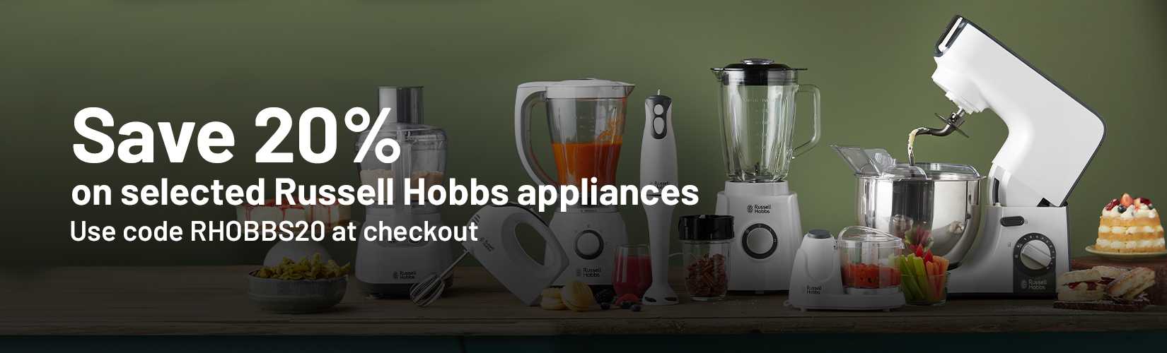 Russell Hobbs Jet Black Retro Blender 800W, Blenders, Food Preparation  Appliances, Appliances, Household