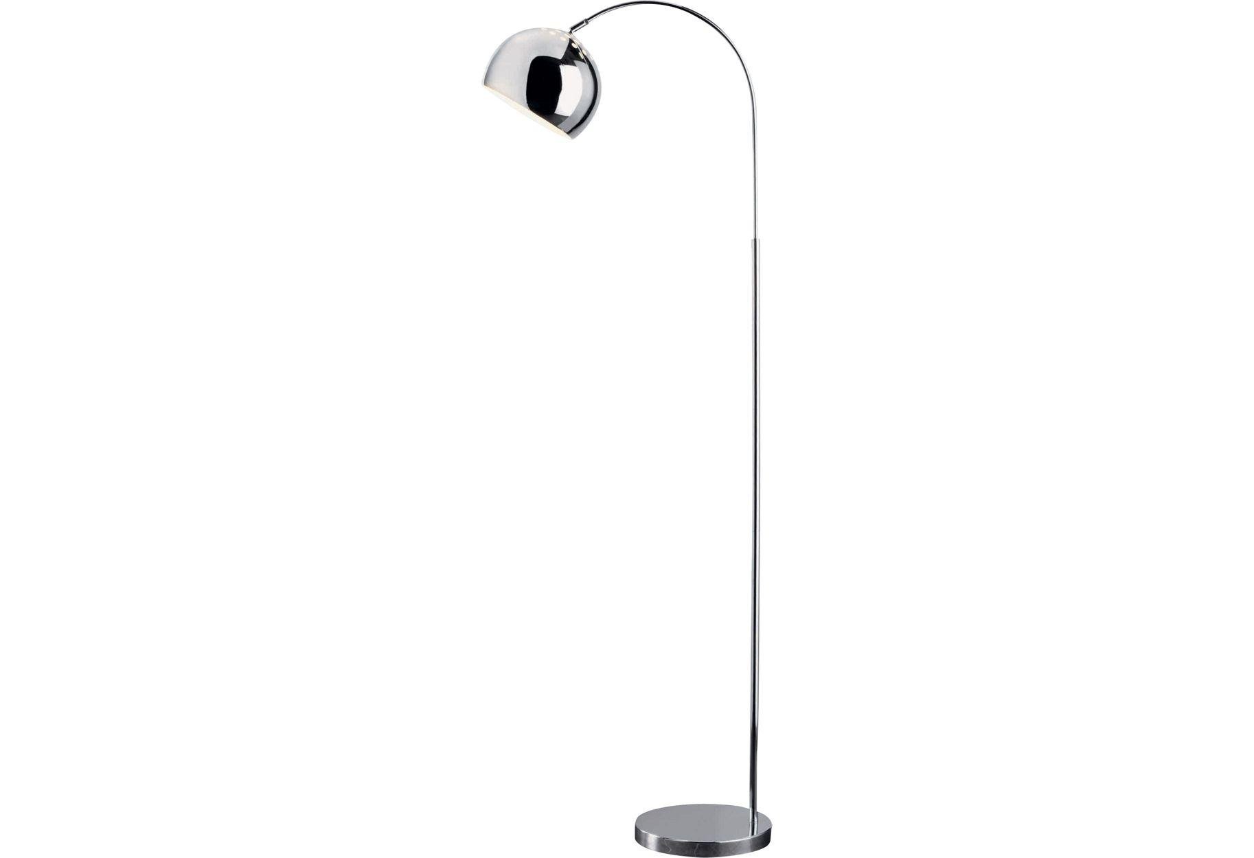 chrome standard floor lamps