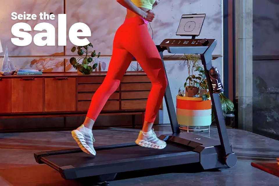 Seize the Sale. Save £320 on Adidas T24C treadmill with connected fitness.