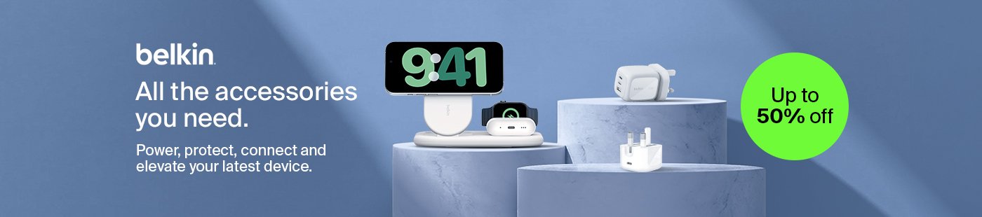 Belkin. All the accessories you need. Power, protect, connect and elevate your latest device. Up to 50% off.