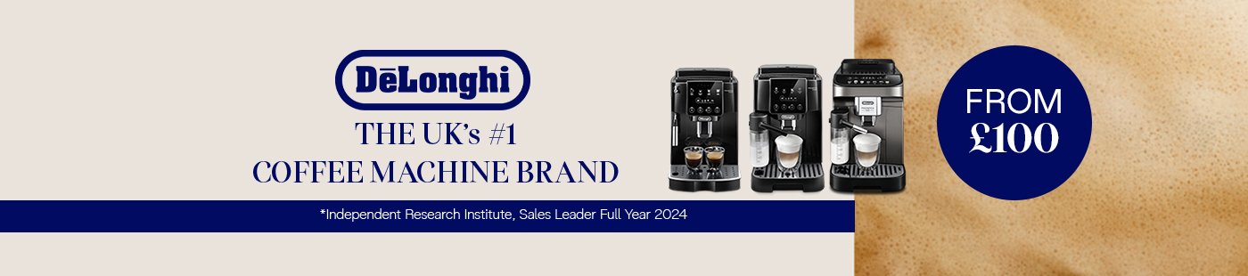 De'Longhi. From £100. The UK's #1 coffee machine brand.