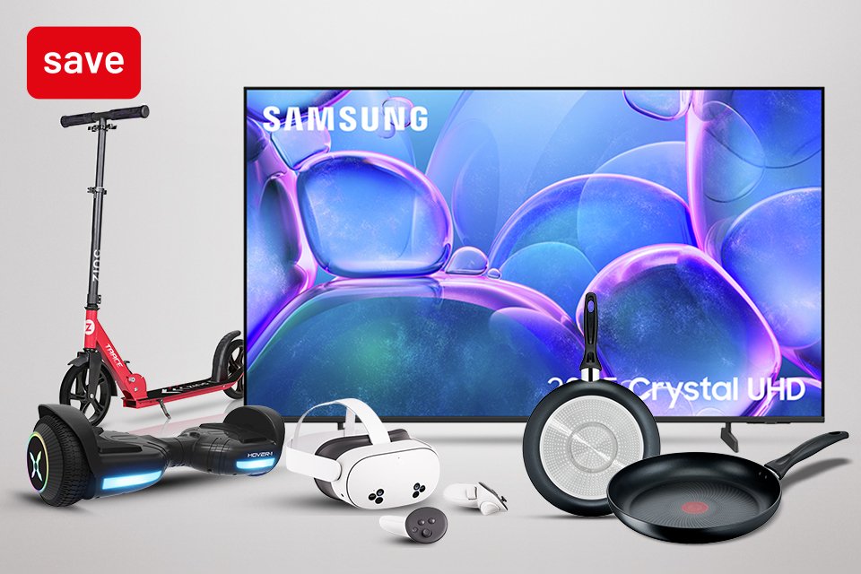 Shop our top 100 deals. Quick click, easy collect. Order online & pickup in-store, T&Cs apply subject to availability.