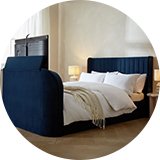 TV and adjustable beds.