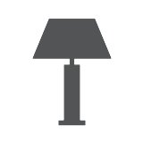 Table lights icon.